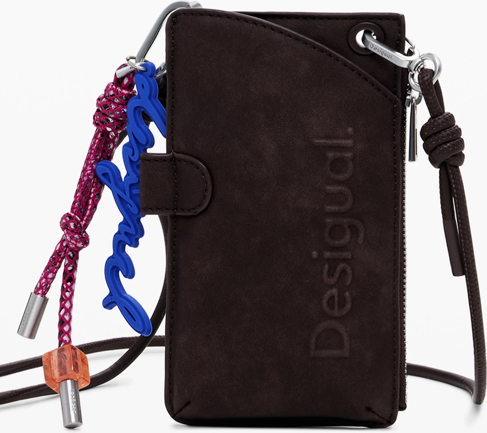 Portofol DESIGUAL HALF LOGO MILTON për femra, kafe