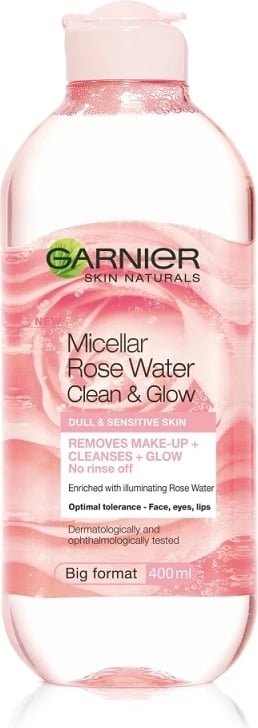 Ujë micellar Garnier Rose Water, 400 ml