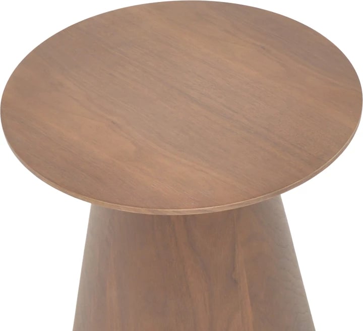 Tavolinë kafeje Kayano, MDF, ngjyrë arre, D45x50cm