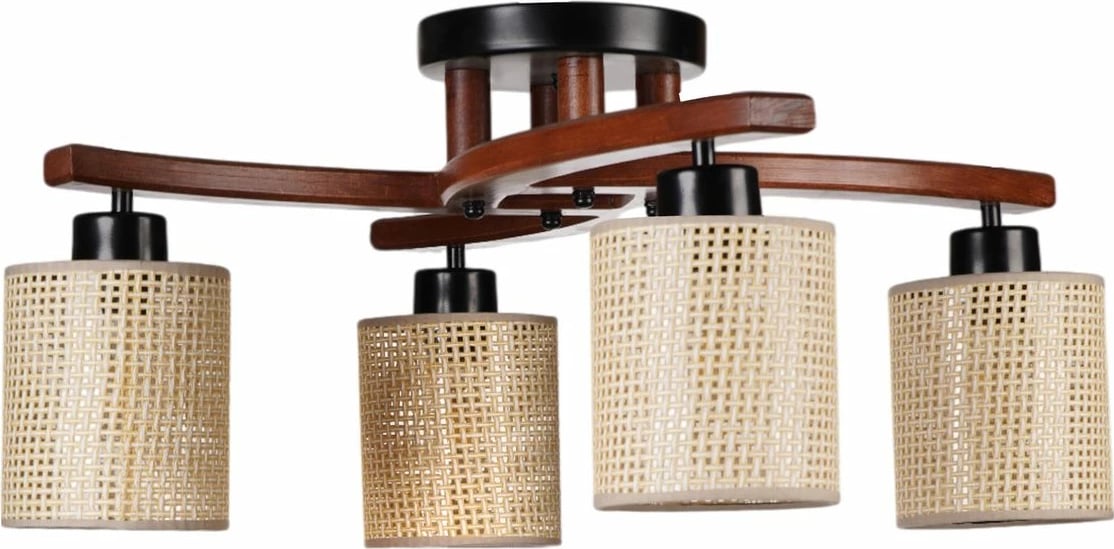 Llambadar Opviq, 9002-4, metalik, bezhë, arre, e zezë