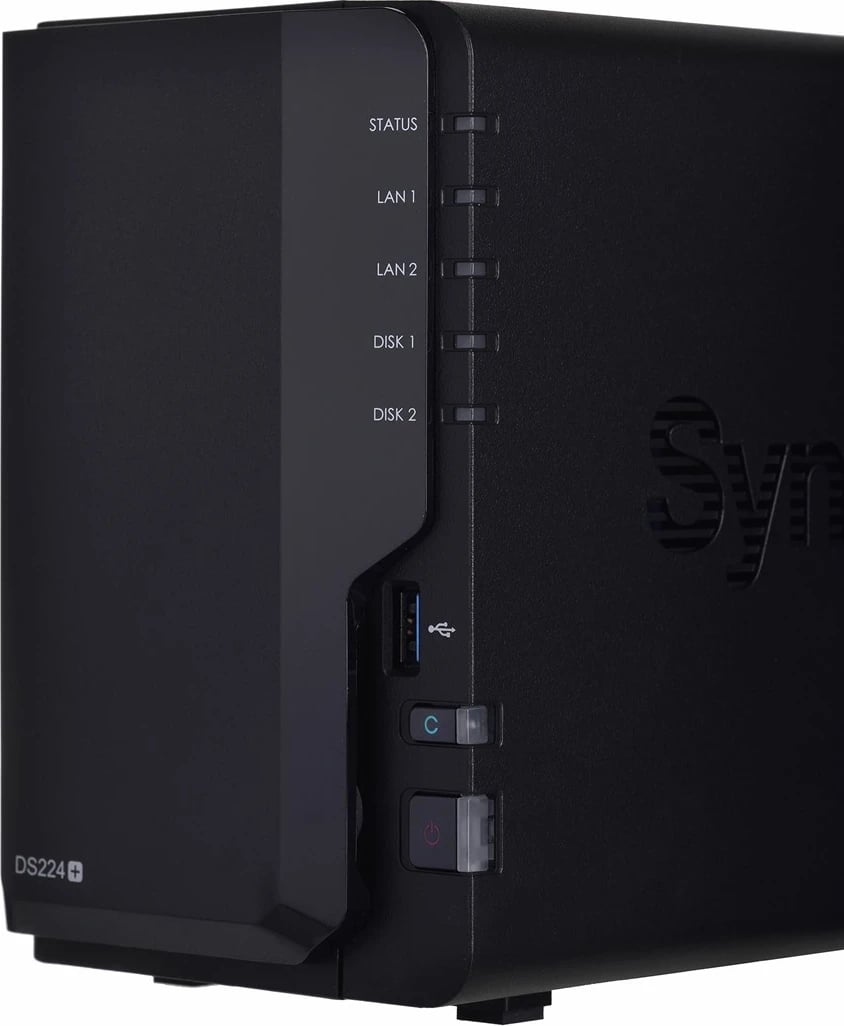 Server për Ruajtje Synology DiskStation DS224+, Desktop Ethernet LAN Server për Ruajtje Synology DiskStation DS224+, Desktop Ethernet LAN