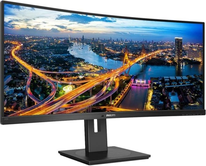 Monitor, Philips, B-Line 345B1C, 34" UltraWide i lakuar WQHD, Plug and Play, i zi