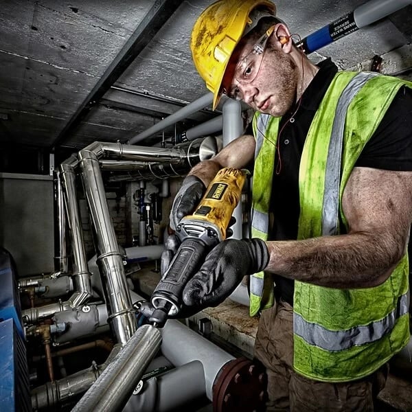 Makinë bluarëse e drejtë DeWalt DWE4884-QS, 450 W, 25000 RPM, Verdhë