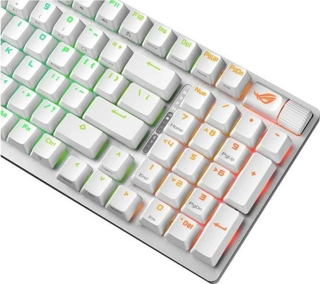 Tastierë Asus Strix Scope II 96 Wireless, RGB, e bardhë