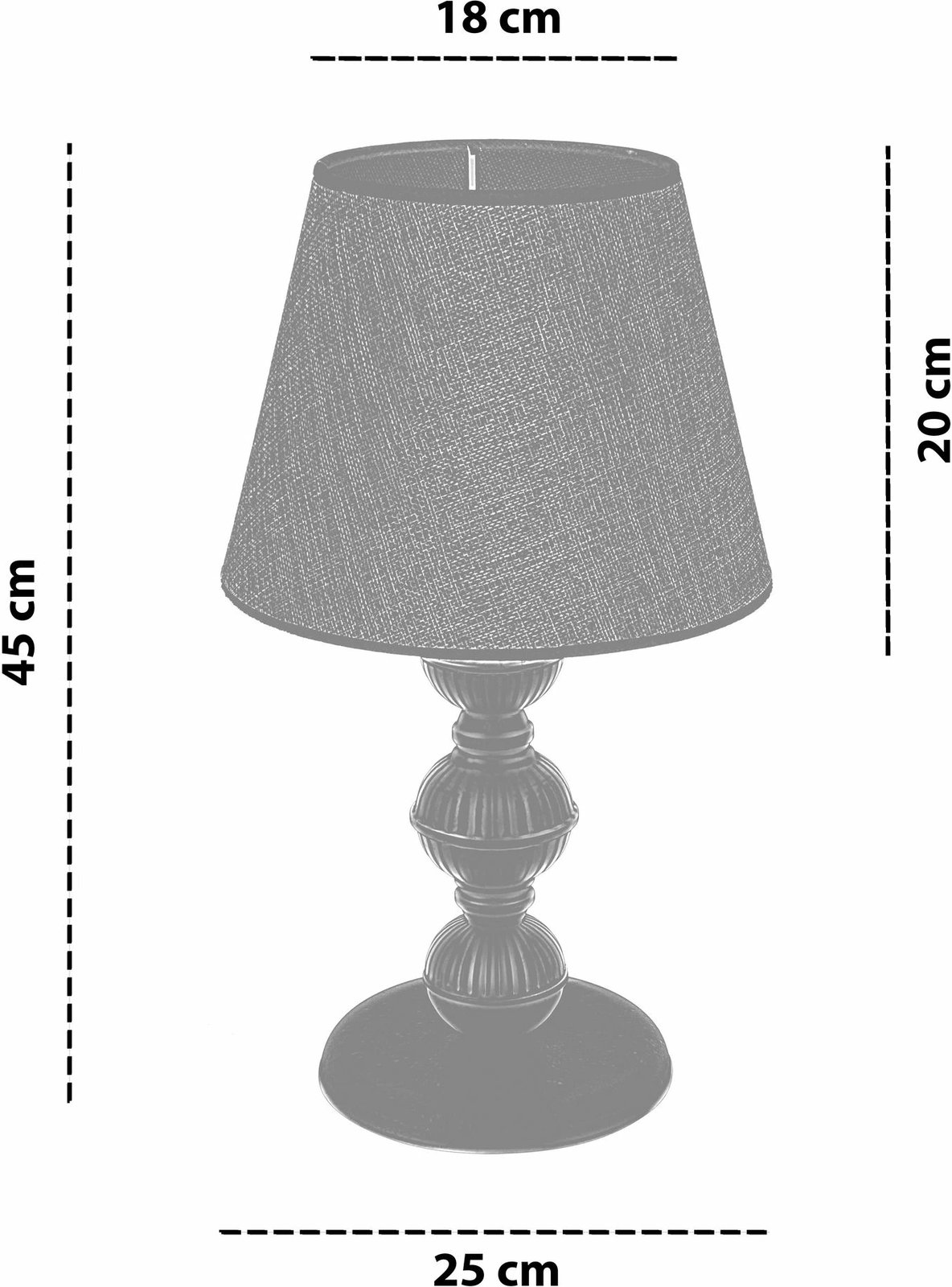 Llambë tavoline Opviq, 301 Hazeran, bezhë, e bardhë