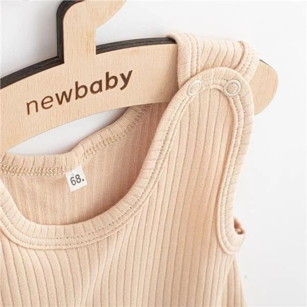 Kombezë bebe, New Baby Practical, 100% pambuk, madhësi 74 (6-9 muaj), bezhë