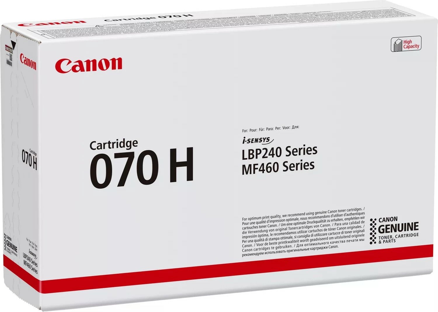 Toner Canon 070H, 10200 faqe, E zezë, 1 copë
