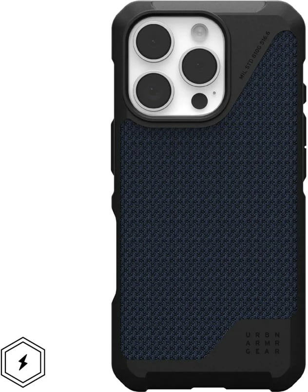 Mbështjellës Urban Armor Gear Metropolis LT për celular, 16 cm (6.3"), TPU, Blu
