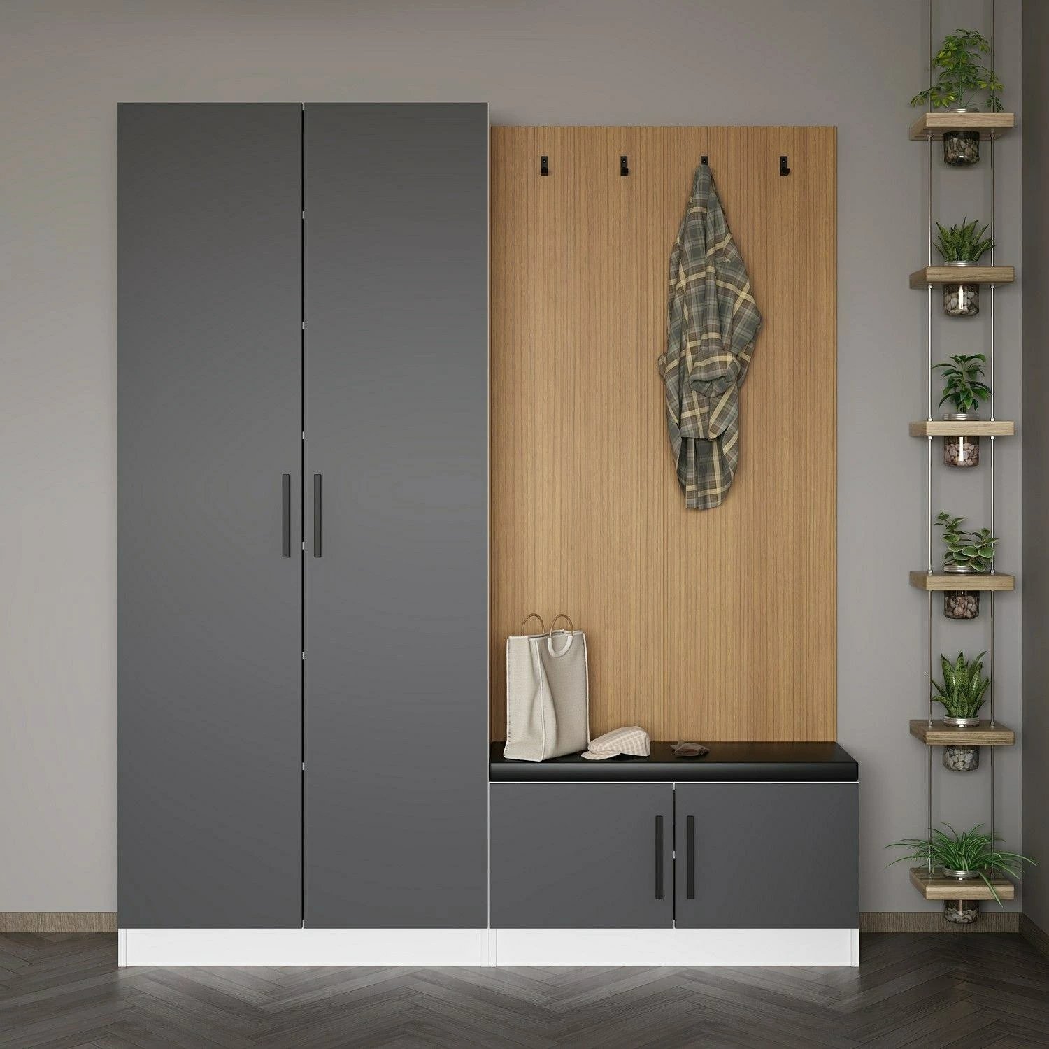 Stendë për korridor Skye Decor, Noah - 8295, anthracite