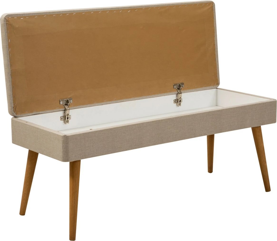 Set tavoline e zgjatshme me karrige dhe konsol (7 pjesë), Skye Decor, Vina 03 1005, ngjyrë pishë atlantike, krem