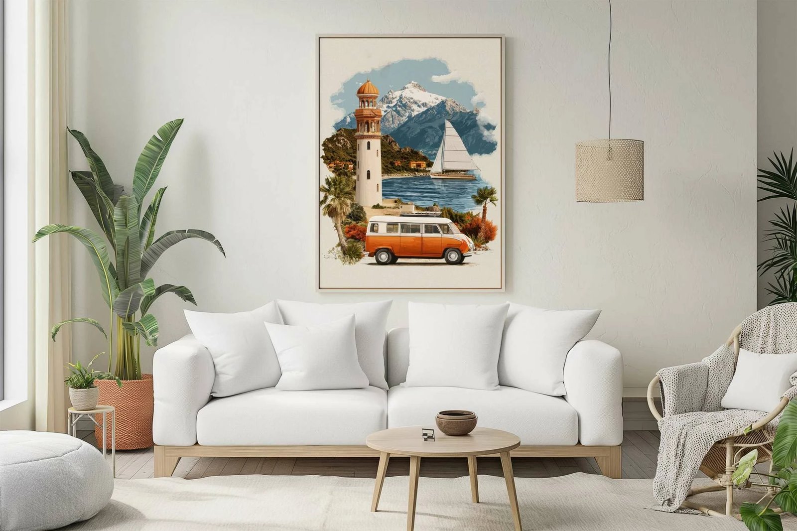 Pikturë dekorative me kornizë MDF, Wallity, Mp-00116, 50x70cm