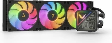 Ftohës uji VALKYRIE V360 Lite për procesor, Socket AM5, i zi