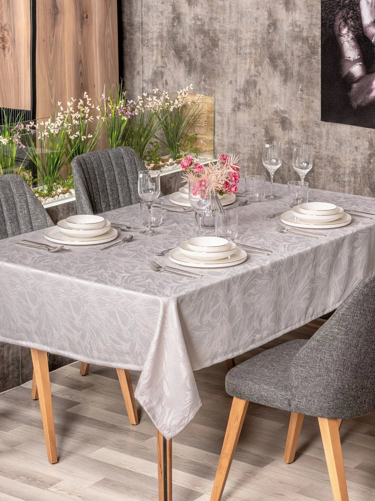 Mbulesë tavoline L'essentiel, Lavinia 220, ngjyrë livando Mbulesë tavoline L'essentiel, Lavinia 220, ngjyrë livando