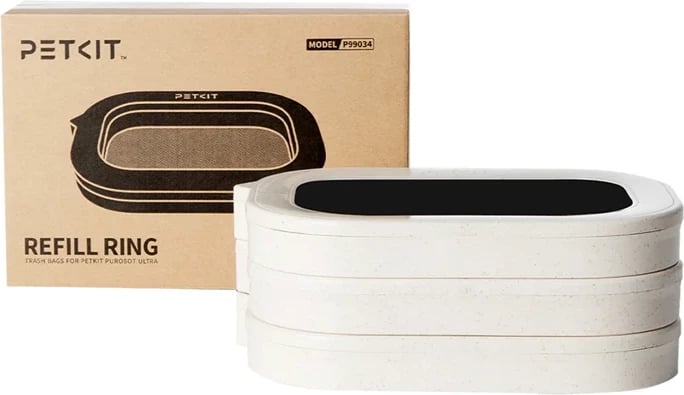 Qese mbeturinash për kuti rëre Petkit Purobot Ultra, Refill Ring, 3 copë