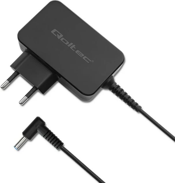 Adapter rryme për ultrabook Qoltec 51033, 45W, 19.5V, 2.31A, 4.5x3.0+pin, i zi