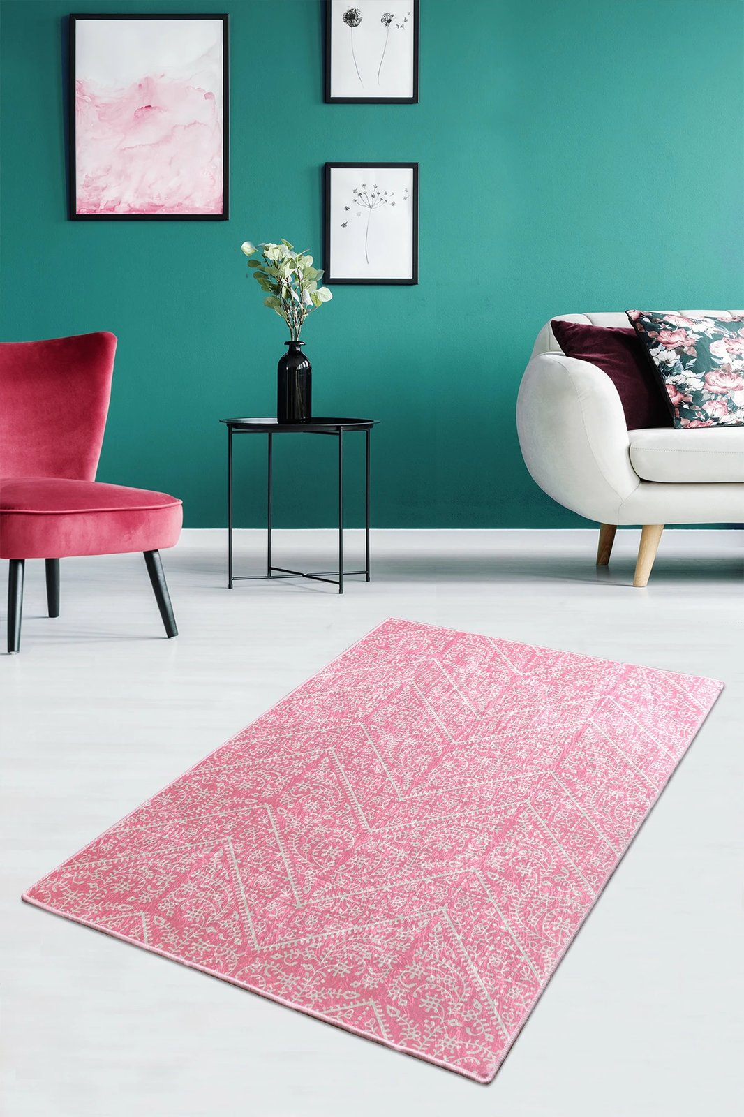 Qilim për korridor, Hypnose Conceptum Maggie, rozë, 60x140cm