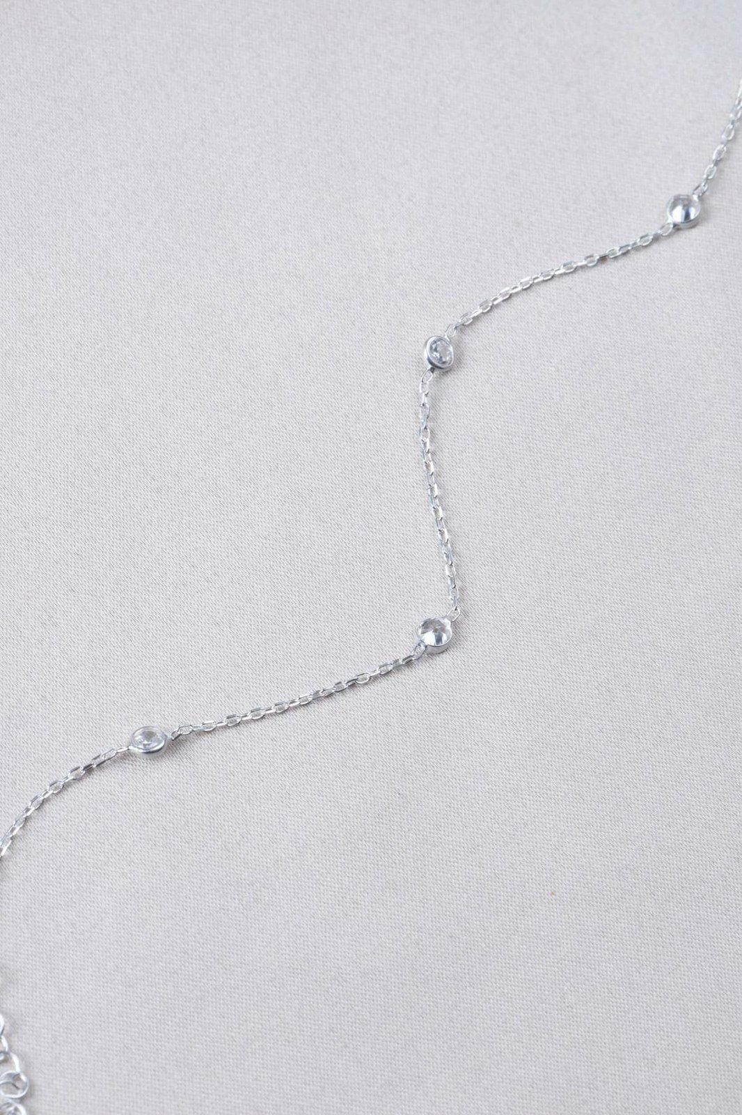 Byzylyk argjendi Jumeon, gur zirkoni i bardhë, TFNY65229