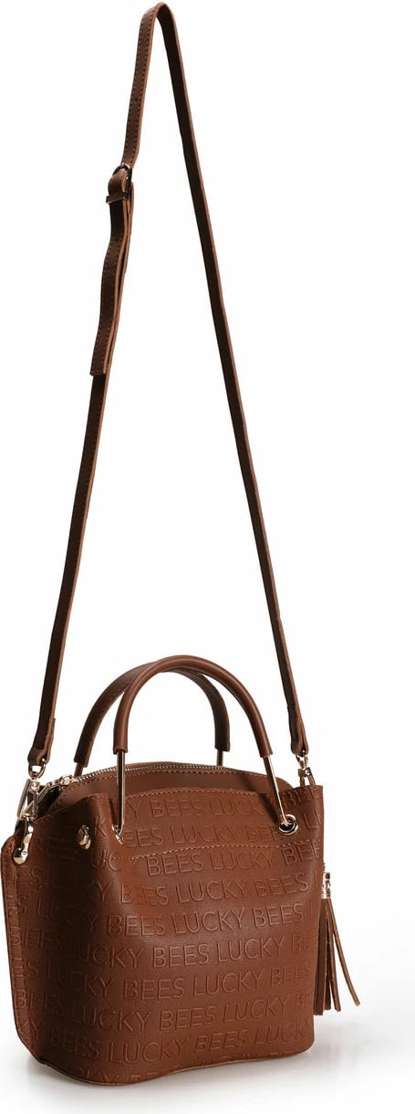 Çantë crossbody Lucky Bees, ngjyrë tan, 1397