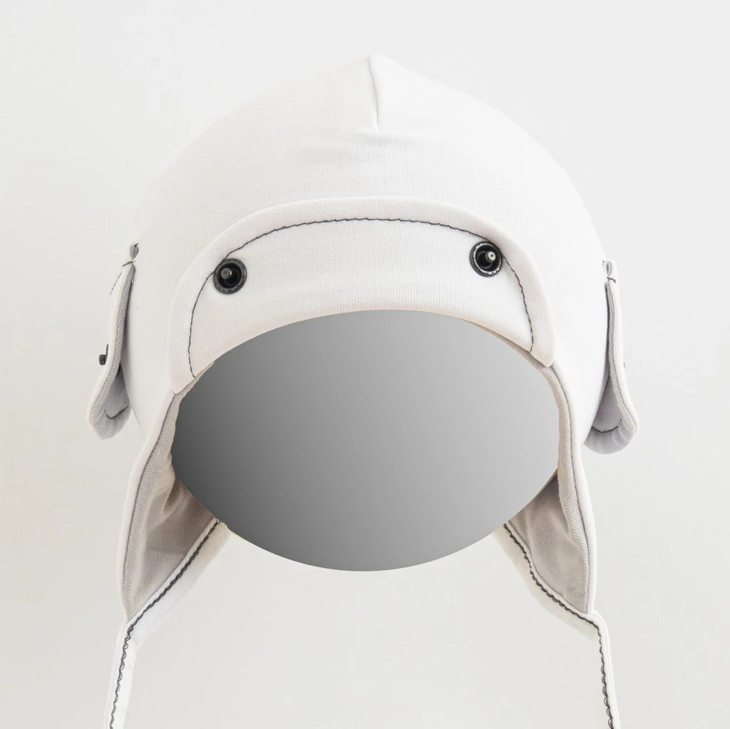 kapuç bebe, New Baby, Special One, pranverë/vjeshtë, pambuk 95% elastan 5%, madhësia 62 (3-6m), e bardhë