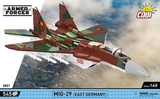Set blloqe Cobi Klocki MiG-29 Armed Forces, 545 pjesë, Kamuflazh