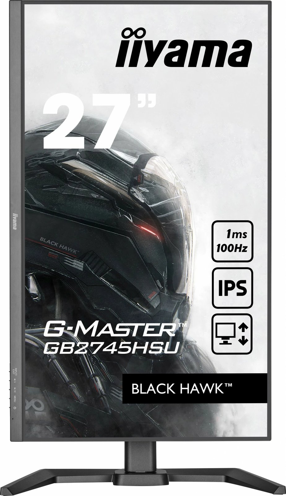 Monitor iiyama G-MASTER GB2745HSU-B2, 27", Full HD, IPS, 1ms, 100Hz, zi