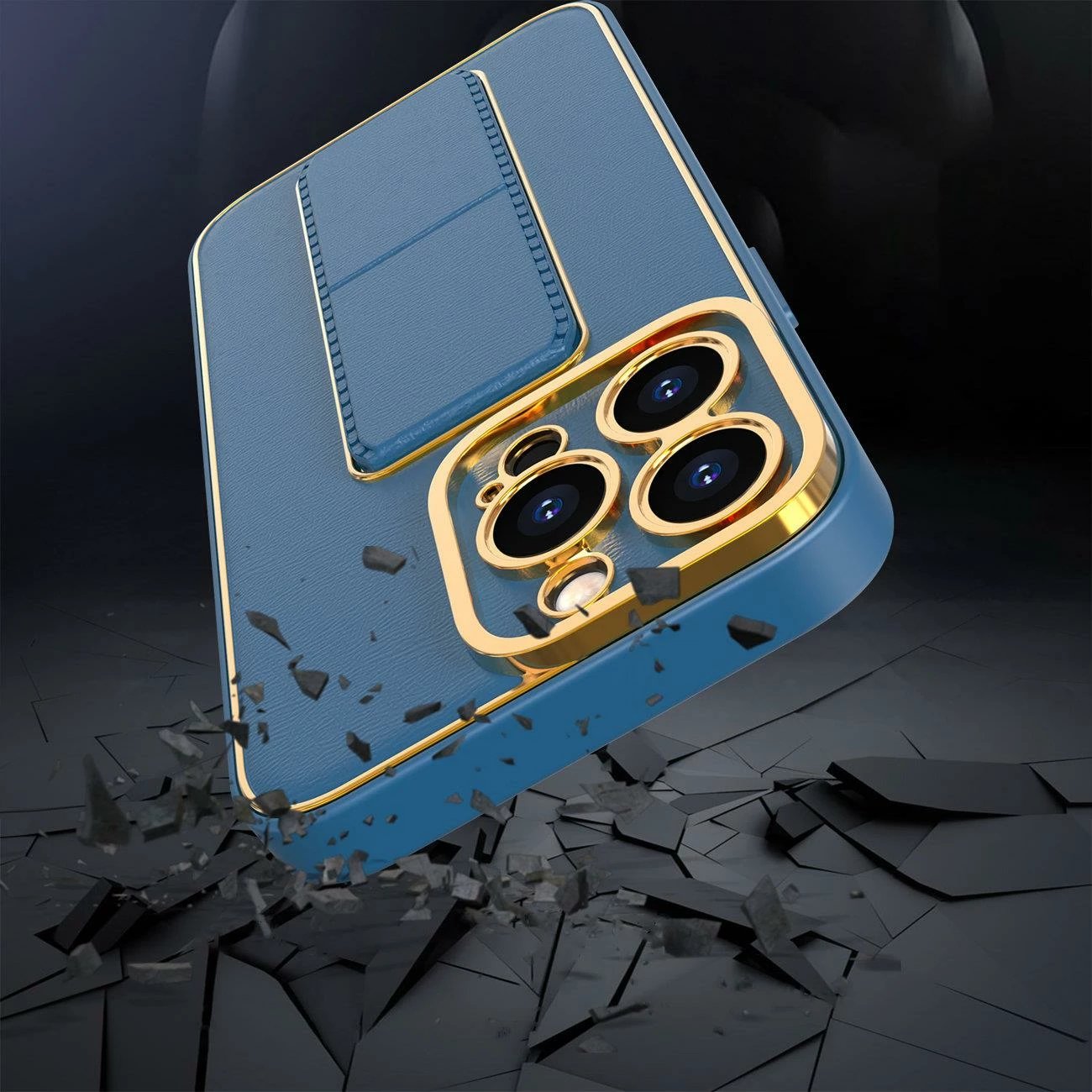 Mbështjellës Hurtel New Kickstand Case për Samsung Galaxy A13, me këmbë mbajtëse, i zi