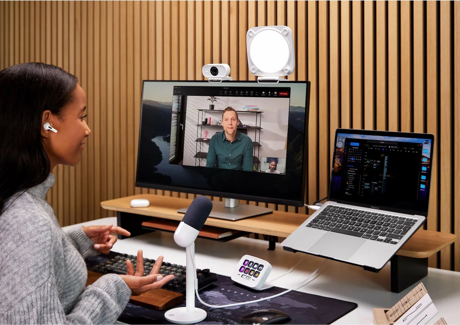 Webcam Elgato Facecam Neo, 2MP, Full HD, 60fps, USB-C, e bardhë