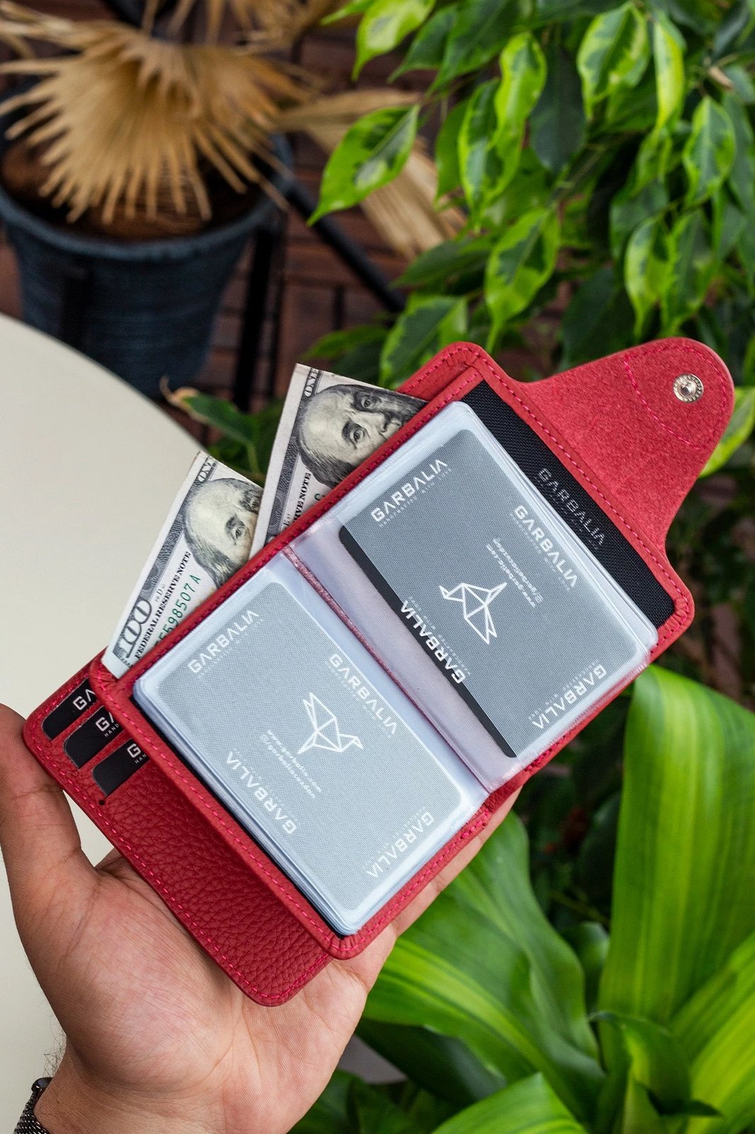 Mbajtëse kartelash Zoozie Bags, Luzern, ngjyrë Dusty Rose