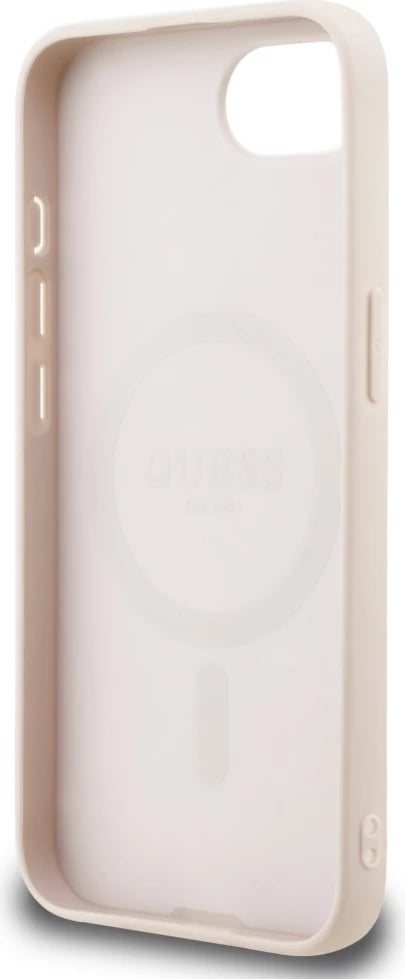 Mbështjellës, Guess, 4G Small & Classic, MagSafe, për iPhone 16e, rozë