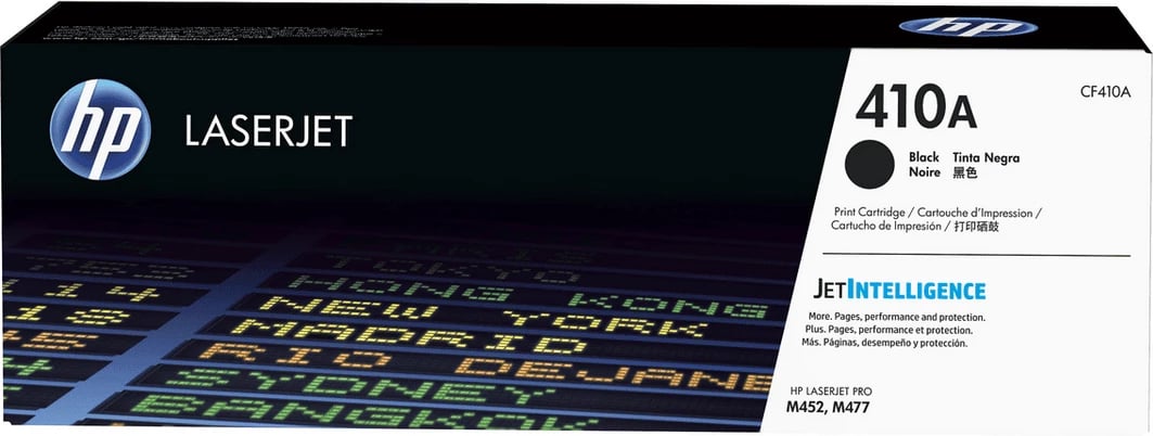 Toner HP 410A/CF410A, rendiment 2300 faqe, standard, zi