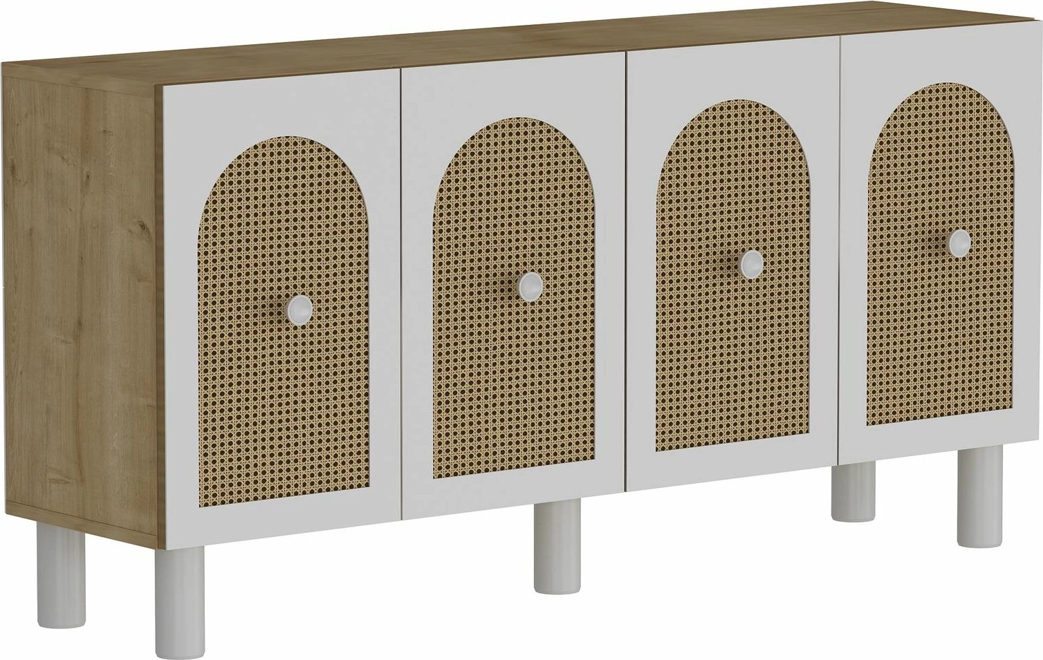 Konsol Skye Decor, ngjyrë lis safir, hazeran