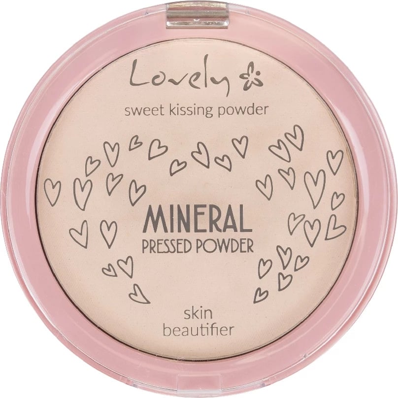 Pudër kompakte Lovely Mineral Pressed Powder transparent 10g