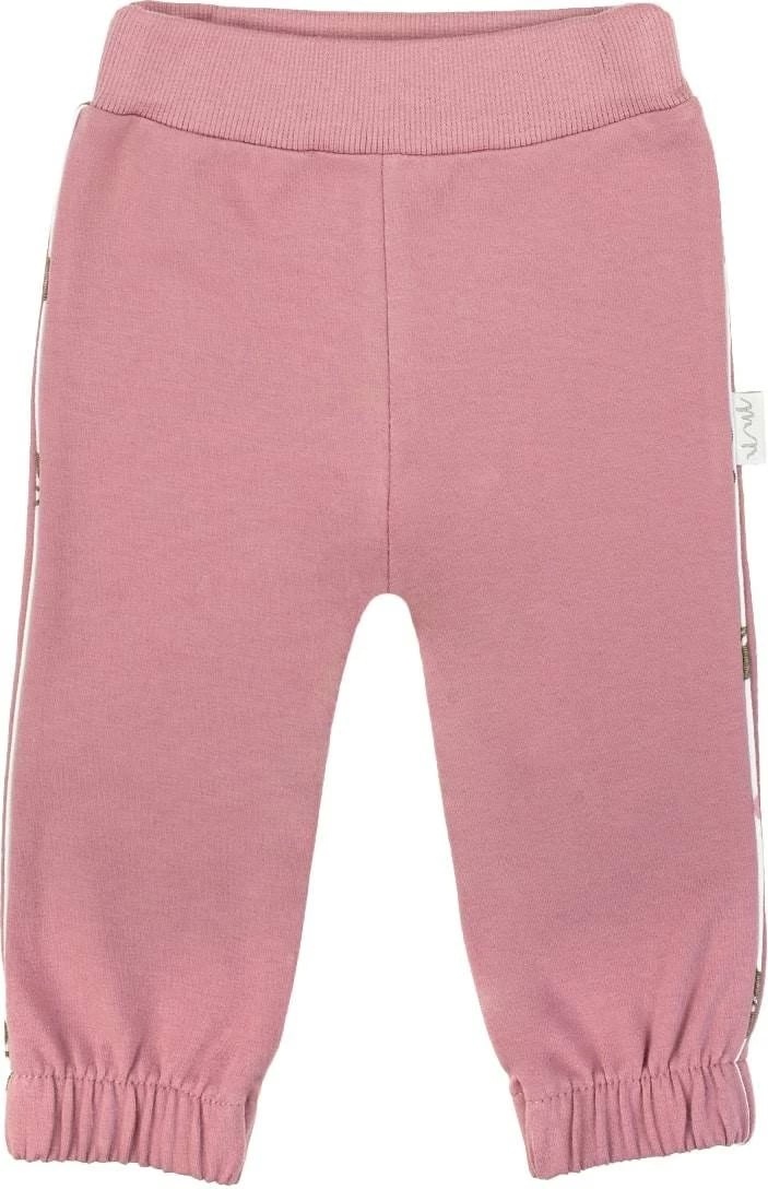 tuta bebe, Nicol, Emily, madhësi 56 (0-3m), pambuk 95% me elastan 5%, rozë