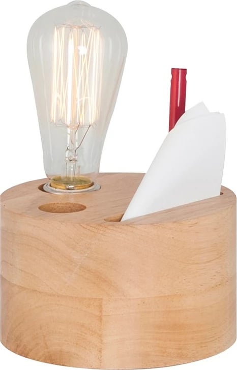 Llambë tavoline druri, ngjyrë lisi, Opviq L1882