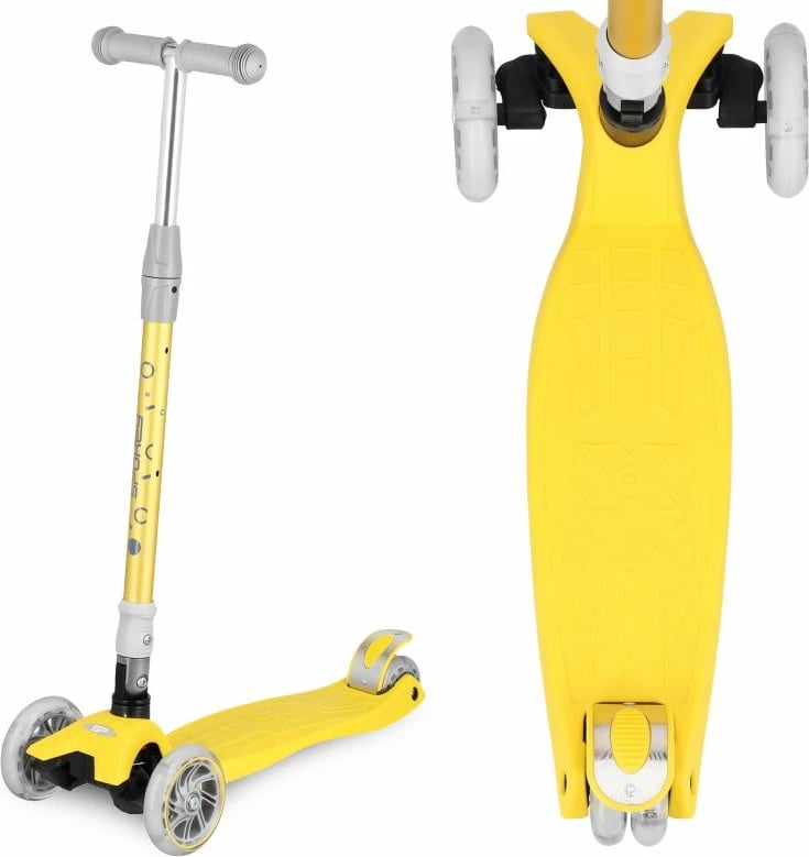 Scooter për Balancim për Fëmijë Spokey PLIER, e verdhë