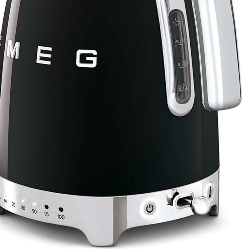 Çajnik elektrik SMEG KLF04BLEU, rregullim temperature, i zi