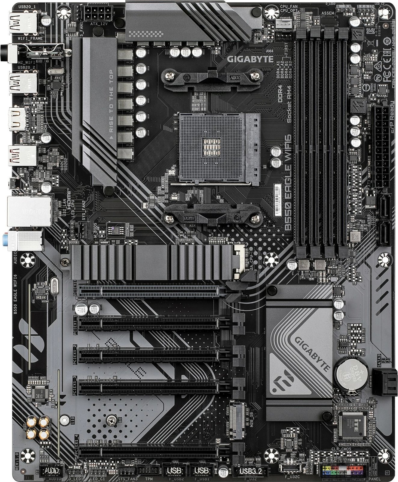 Pllakë amë Gigabyte B550 EAGLE WIFI6, ATX, DDR4, Socket AM4, e zezë