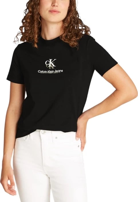 Maicë për femra Calvin Klein Jeans, e zezë