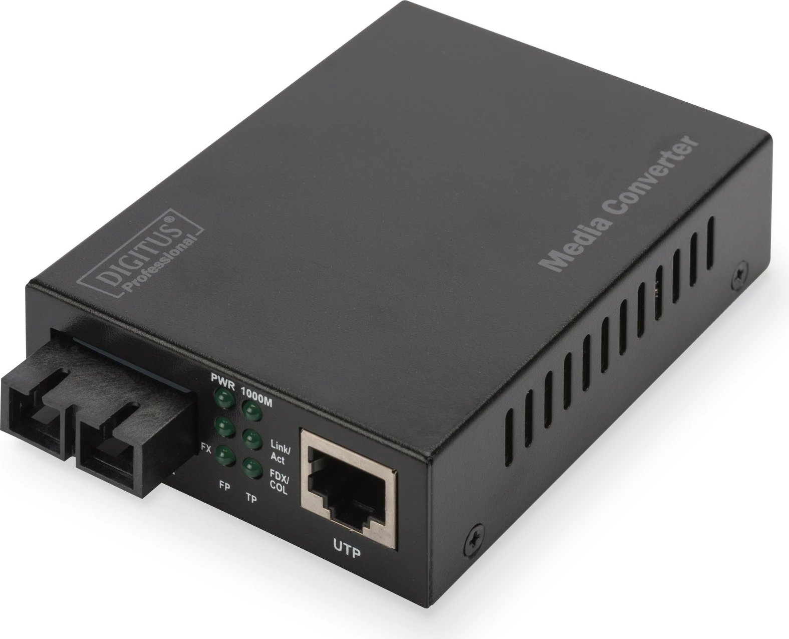Media konvertues Digitus DN-82120-1, Gigabit, SC Multimode, 500m, i zi
