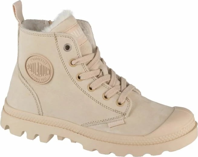 Këpucë Palladium femra, bezhë