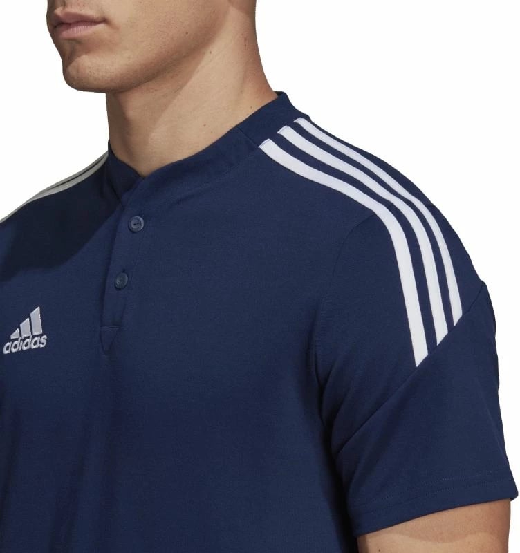 Fanellë polo për meshkuj adidas, blu marine
