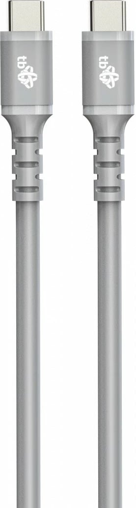 Kabllo USB Type-C TB 1m, silikon, Gri