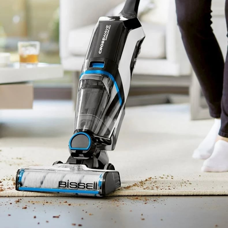Fshesë vertikale BISSELL CrossWave Cordless Max 2767N, pa kabllo, 0.82L, Blu