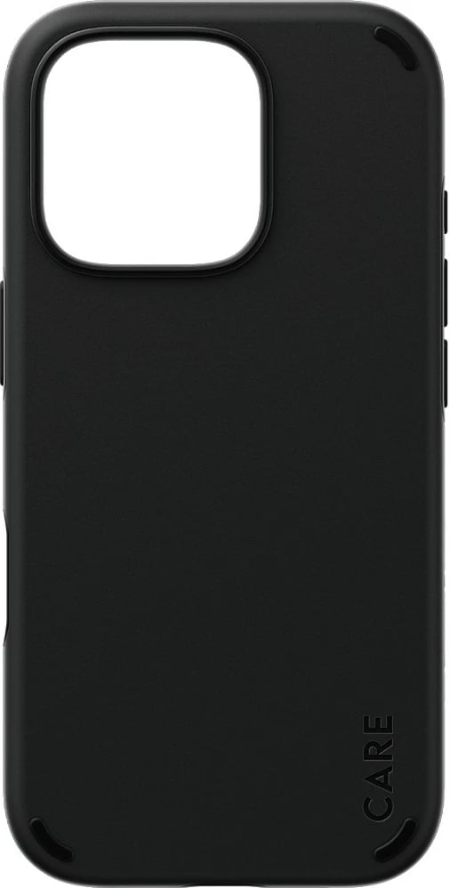 Mbështjellës PanzerGlass CARE Case Double Defence për iPhone 16 Pro, zi
