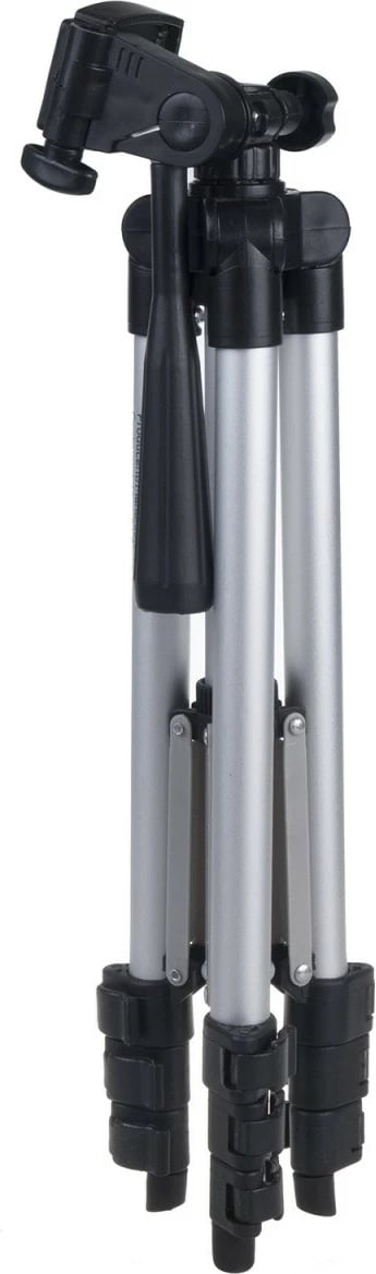 Stativ universal Maclean MC-164 për telefon, kamera, dritë unazore, 102 cm, i zi/argjendtë