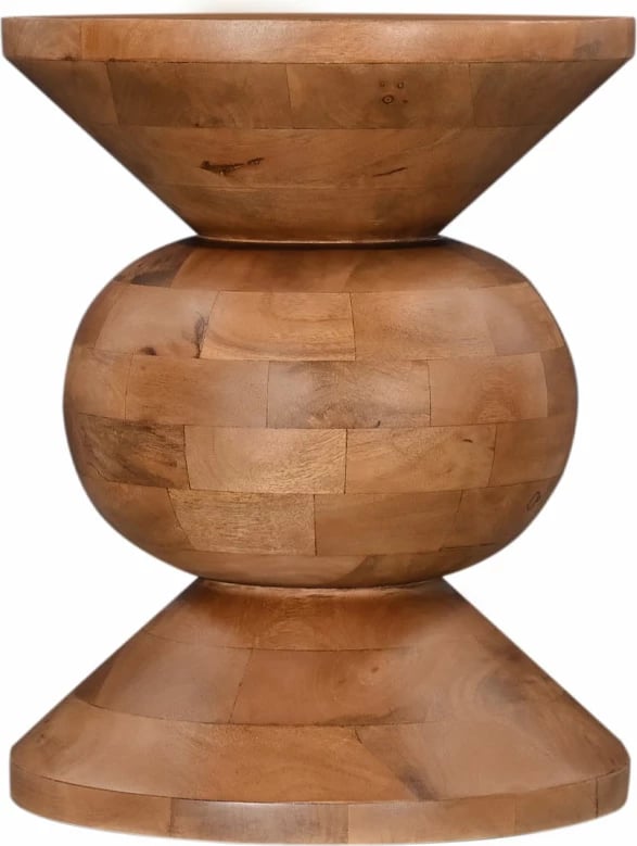 Tavolinë anësore Pearl, dru mango natyral, 40x40x52cm