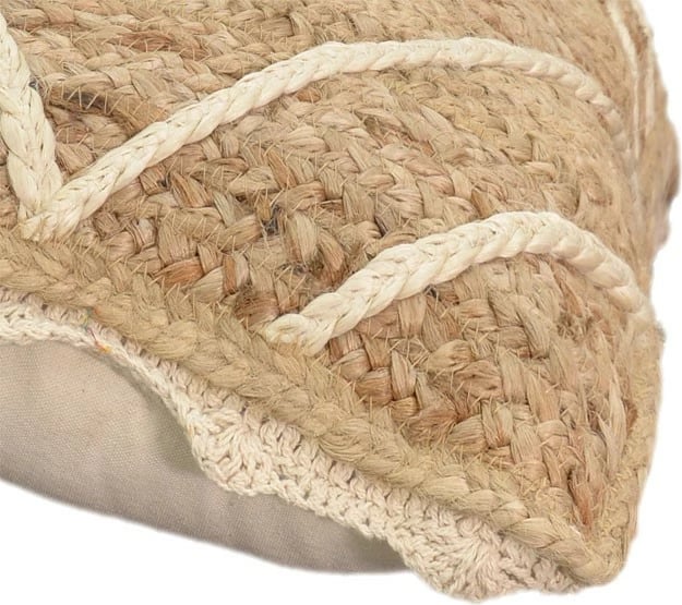 Jastëk dekorativ Teddiens, natyral, 100% jute, 45x45x2.5 cm