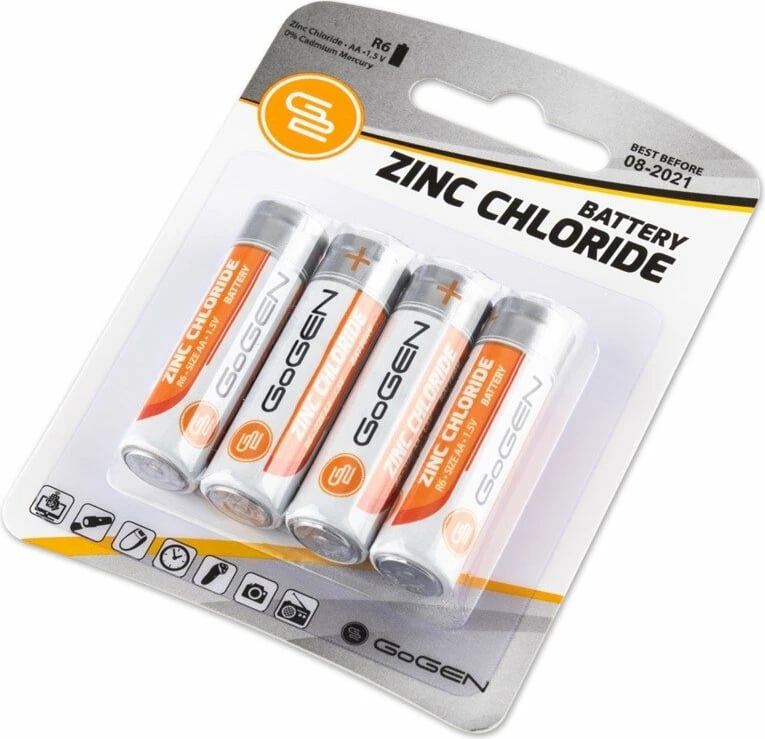 Bateri GoGEN Zinc-chloride battery AA, R6