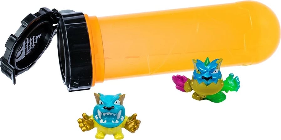 Set figurina Cobi Mr Beast Lab Swarm Tube 2-pack, për fëmijë, me bateri, plastikë