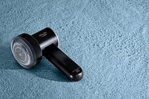 Heqës pushash, Adler, AD 9619, ekran LED, 3 shpejtësi 6500/7500/8500 rpm, bateri 2000mAh, USB-C, e zezë-ari